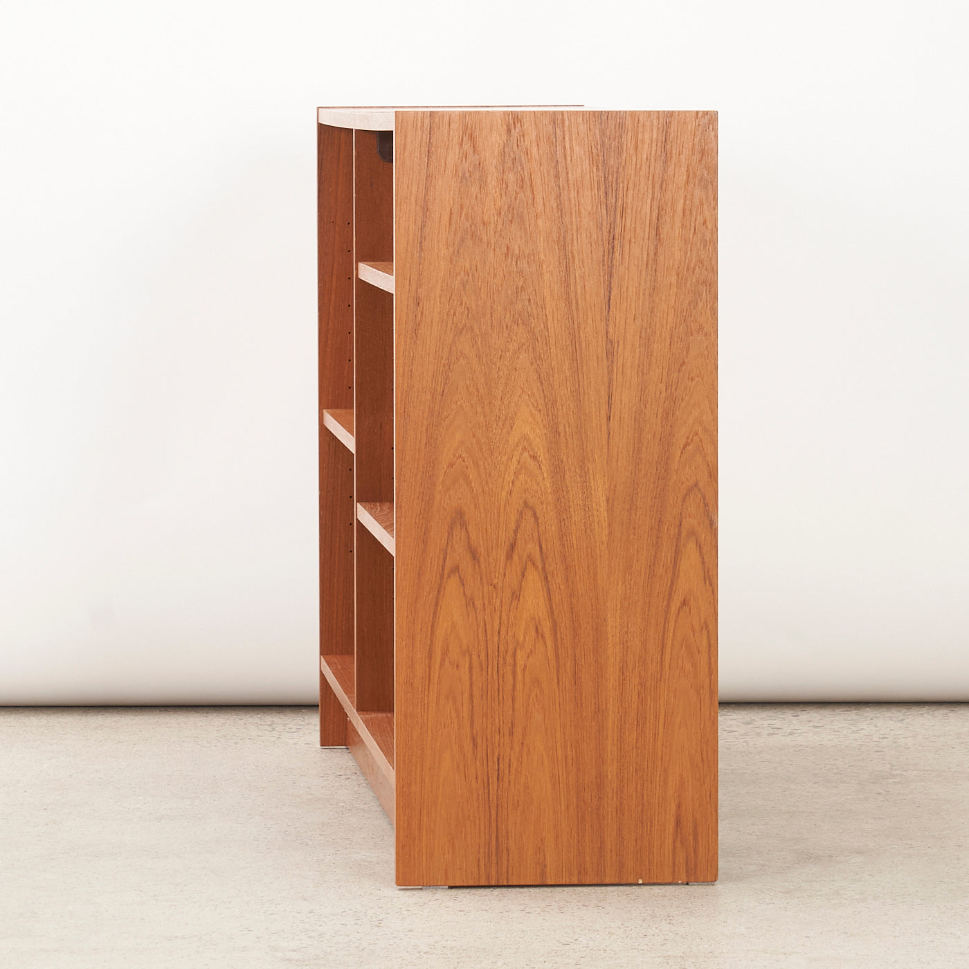 Low Teak Bookcase, Denmark