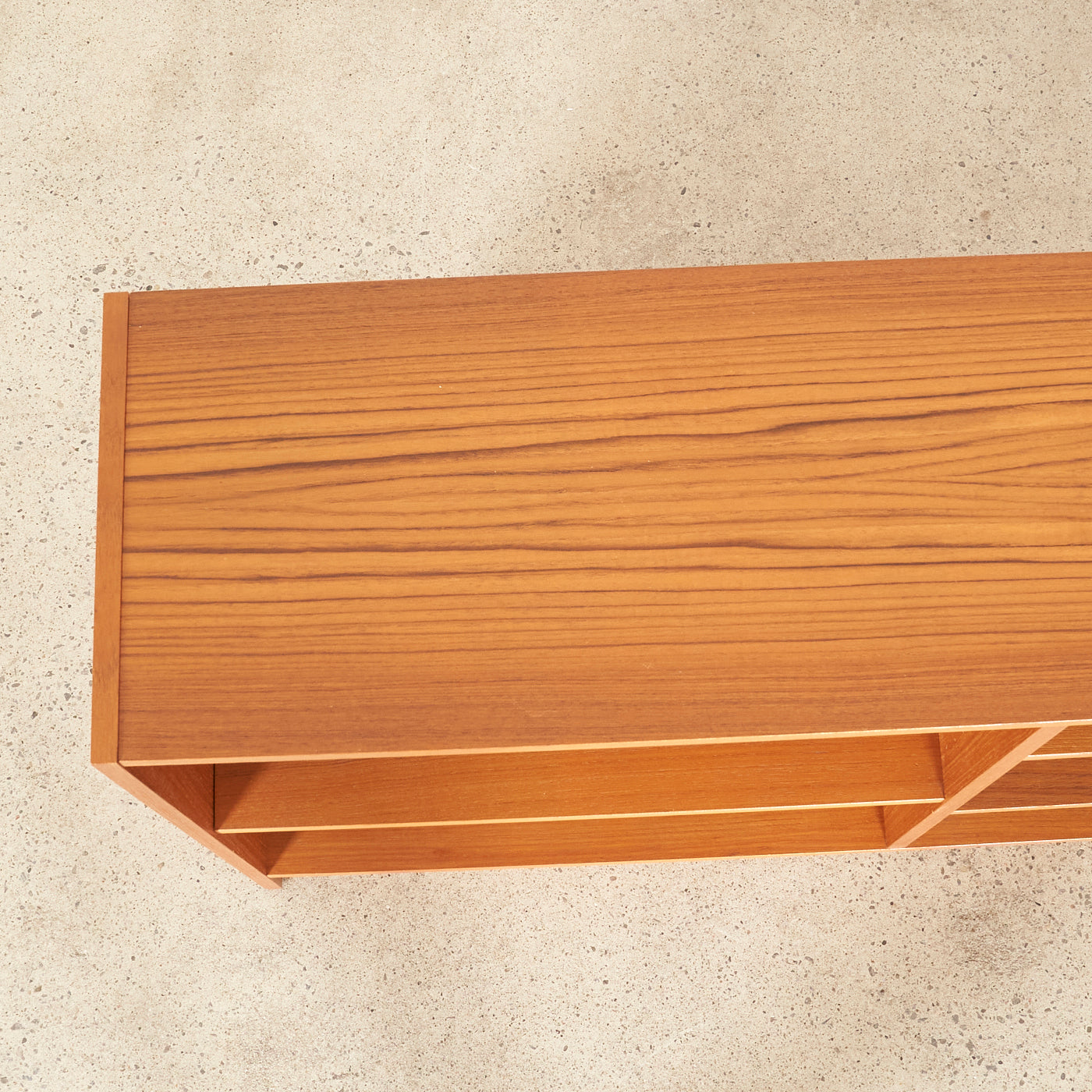 Low Teak Bookcase, Denmark