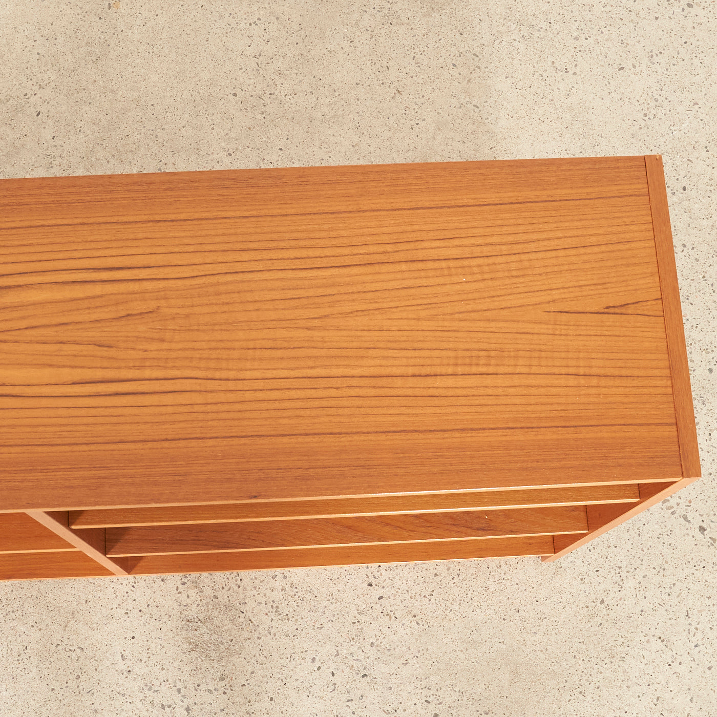 Low Teak Bookcase, Denmark