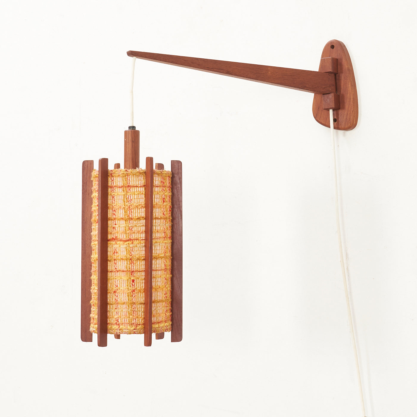 Teak Wall Hanging Lamp