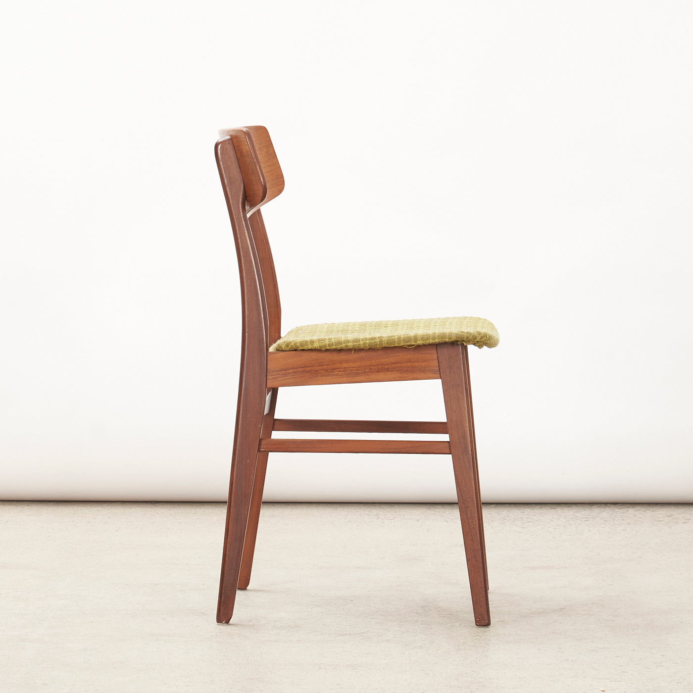Single Teak Side Chair