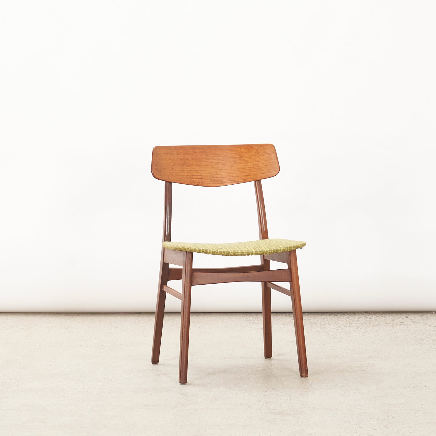 Single Teak Side Chair