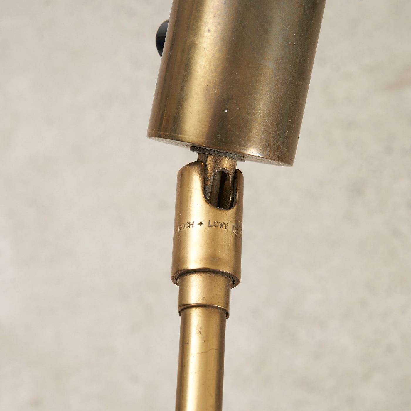 Brass Floor Lamp by Koch & Lowy