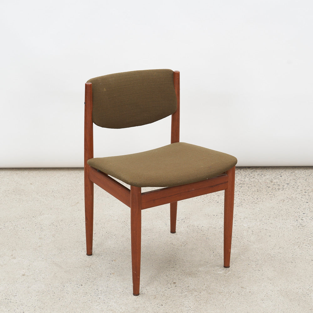 Single Teak 'Model 198' Dining Chair by Finn Juhl for France & Søn, Denmark