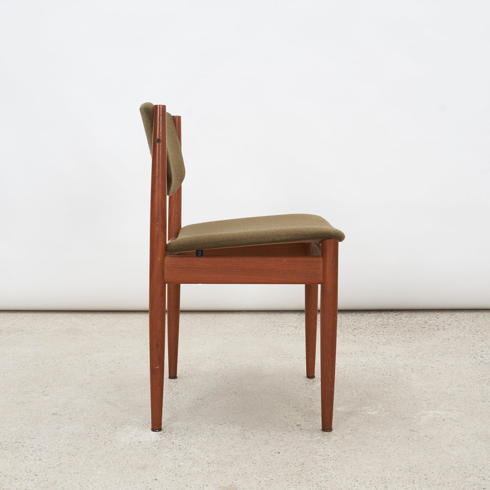 Single Teak 'Model 198' Dining Chair by Finn Juhl for France & Søn, Denmark