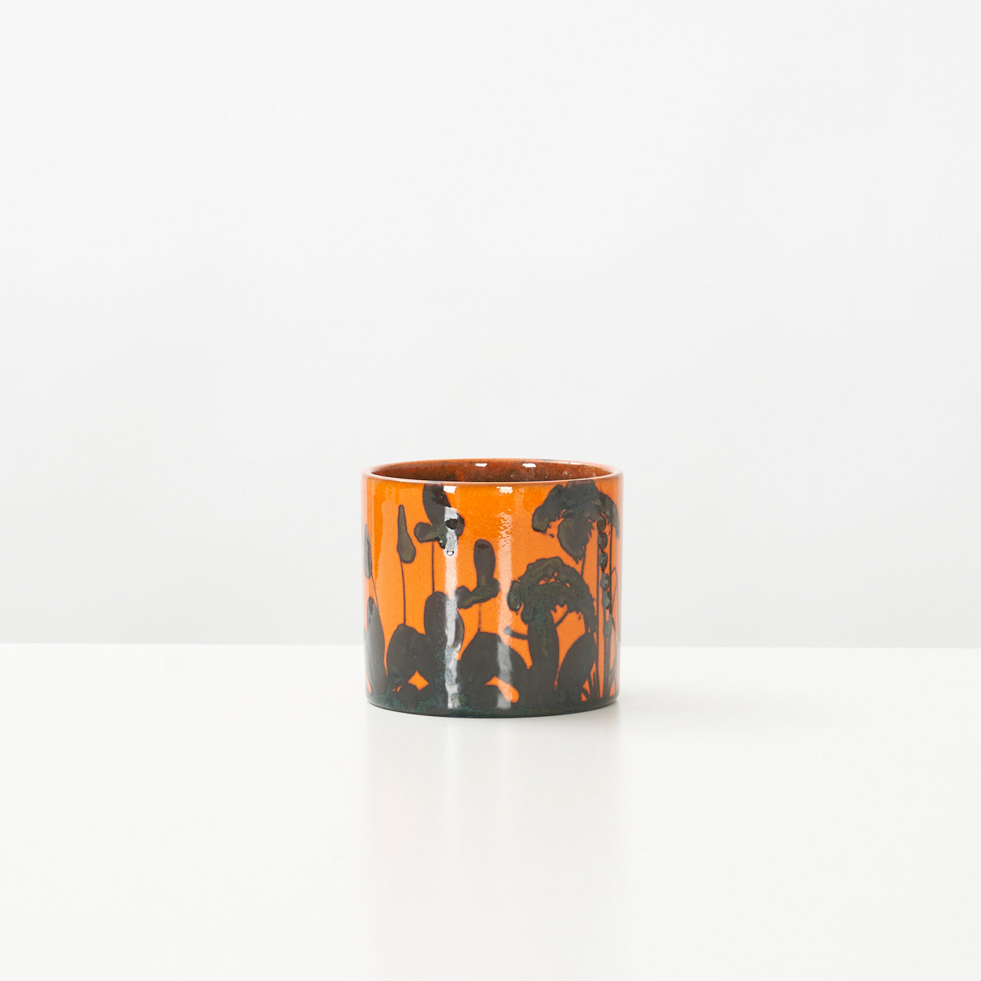 Ceramic West German Flower Pot