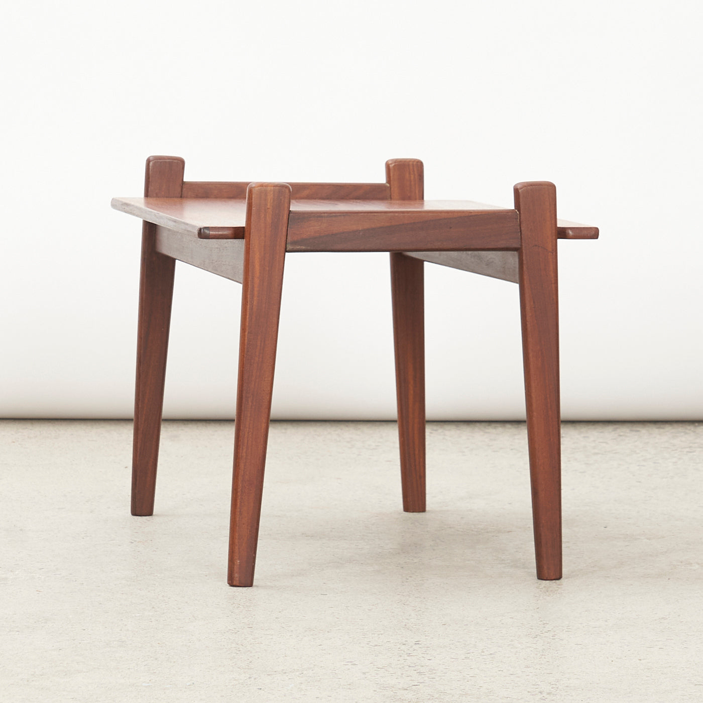 Teak Side Table w/ Removable Top