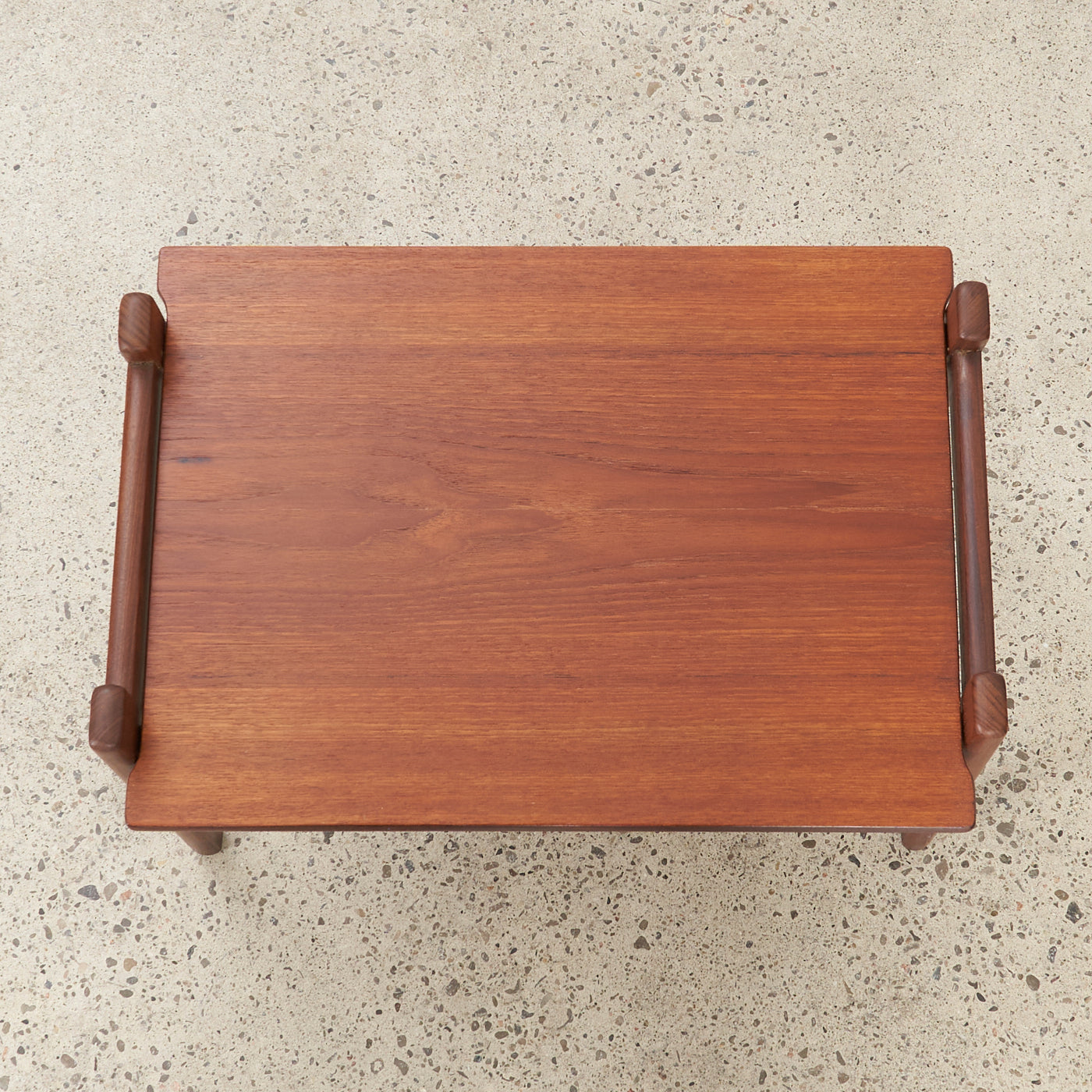 Teak Side Table w/ Removable Top