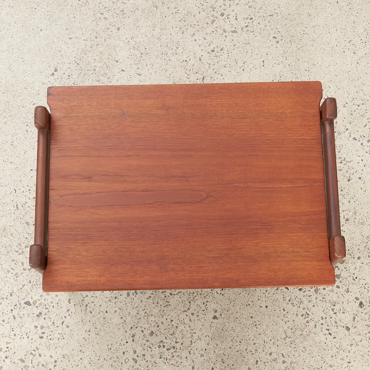 Teak Side Table w/ Removable Top