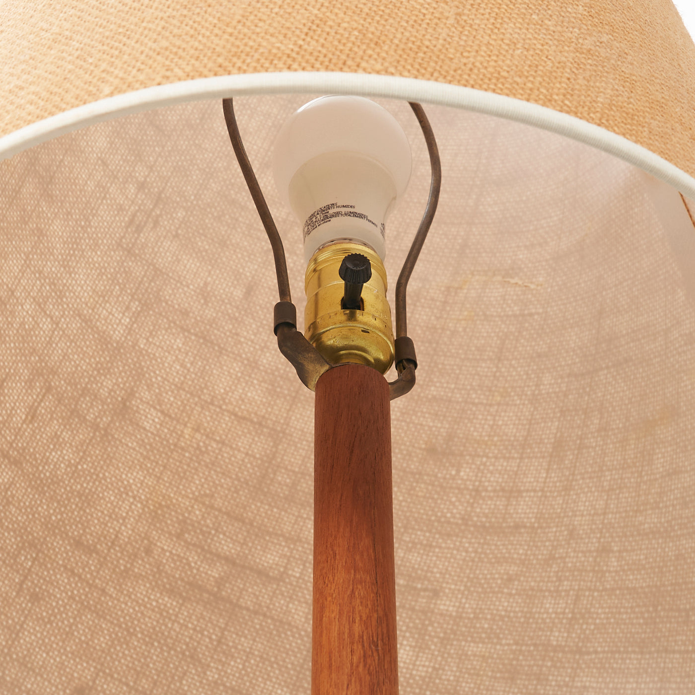 Teak Floor Lamp