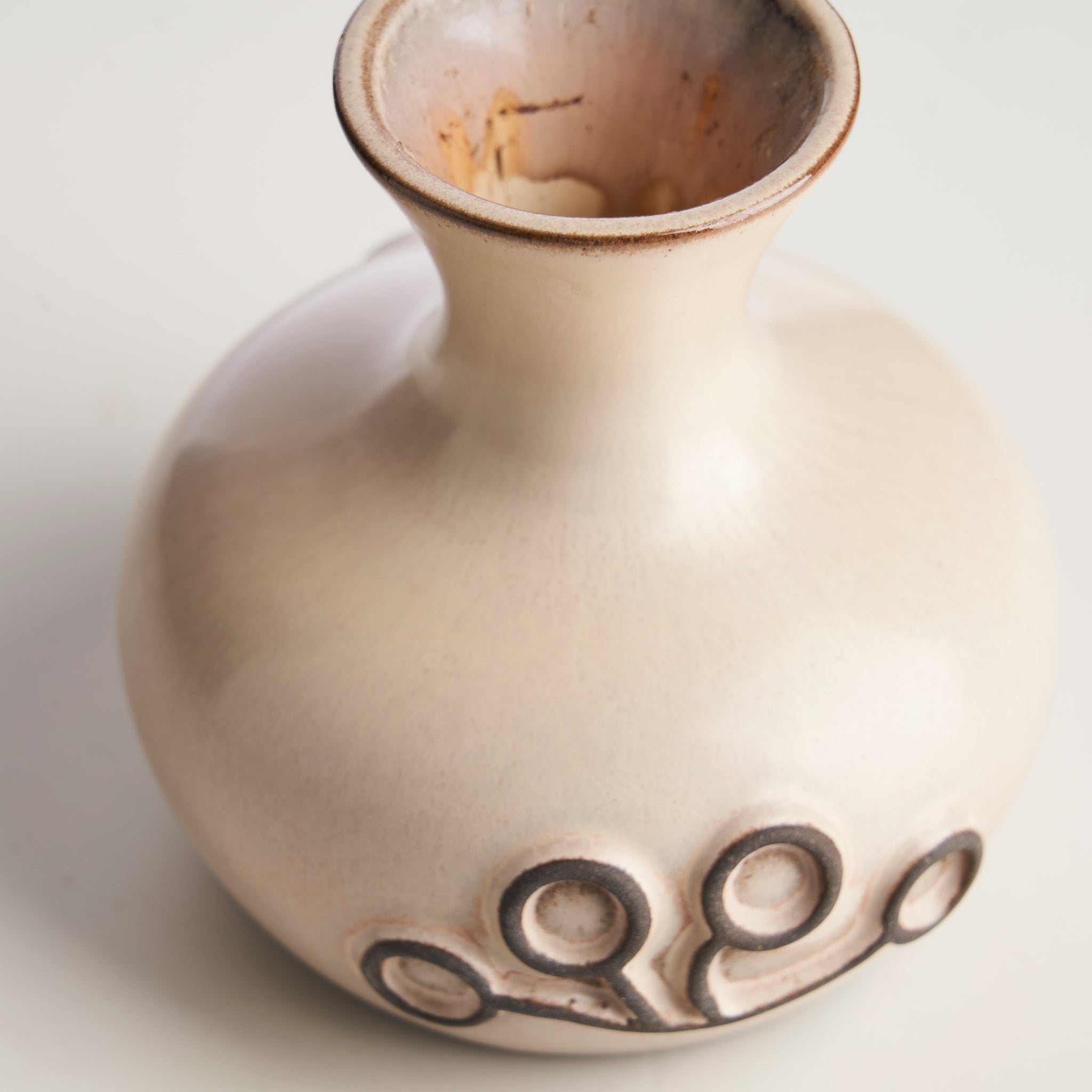 Decorated Ceramic Vase