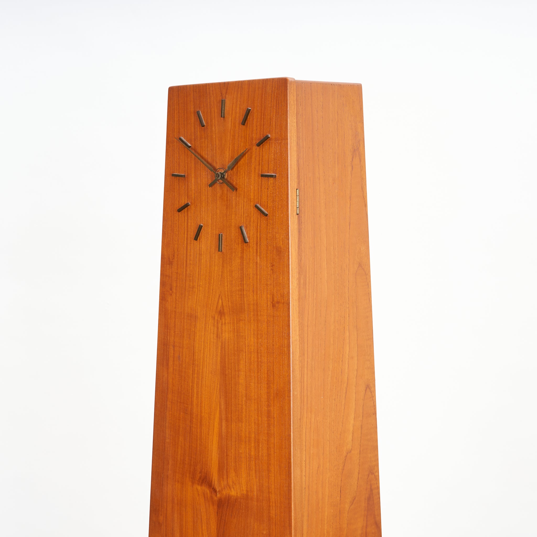 Teak Grandfather Clock Cabinet by Arne Hovmand-Olsen. Vintage furniture. Danish design. Mid-century modern. Scandinavian modern.
