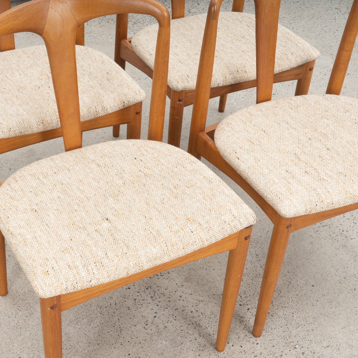 Set of 4 Teak 'Juliane' Dining Chairs by Johannes Andersen