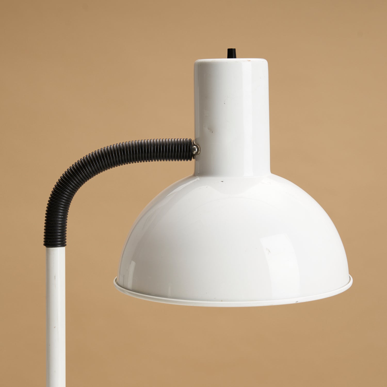 Vintage White Gooseneck Lamp by Lyskaer
