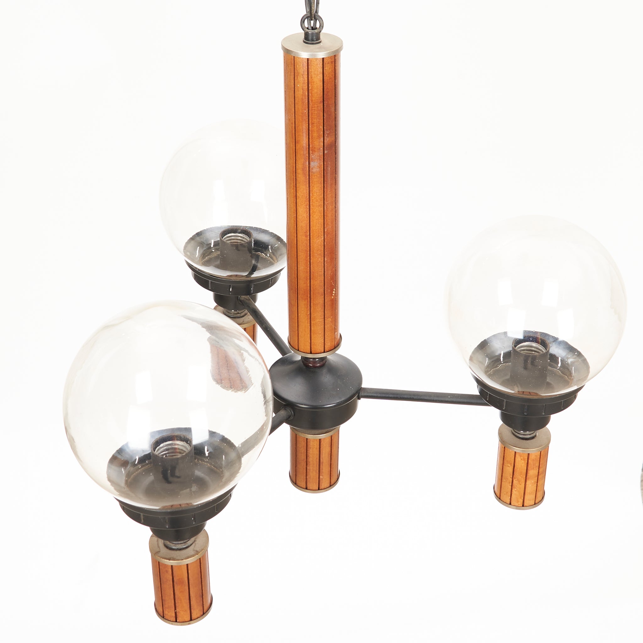Vintage 3 Globe Chandelier