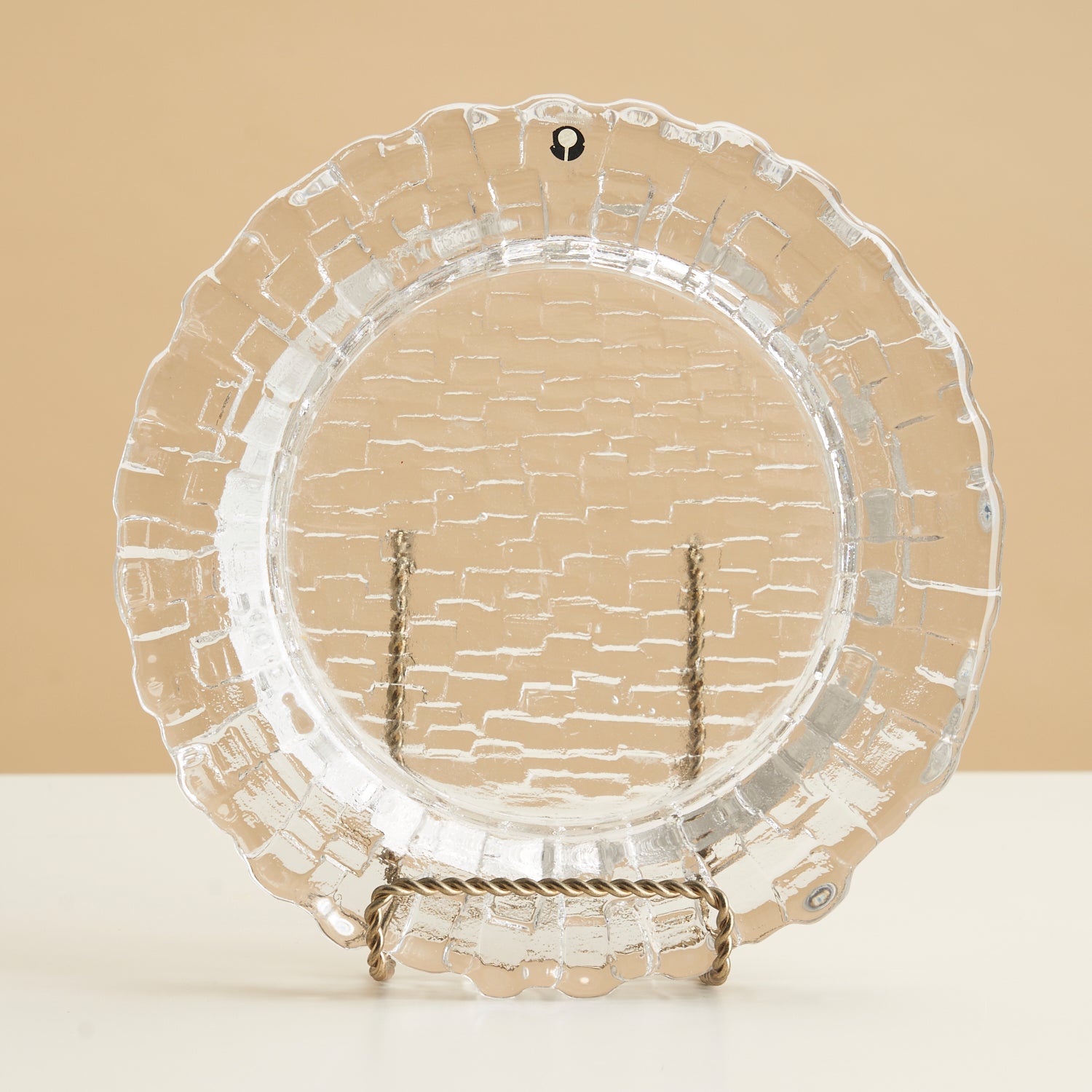 Decorative Glass Dish by Pukeborg