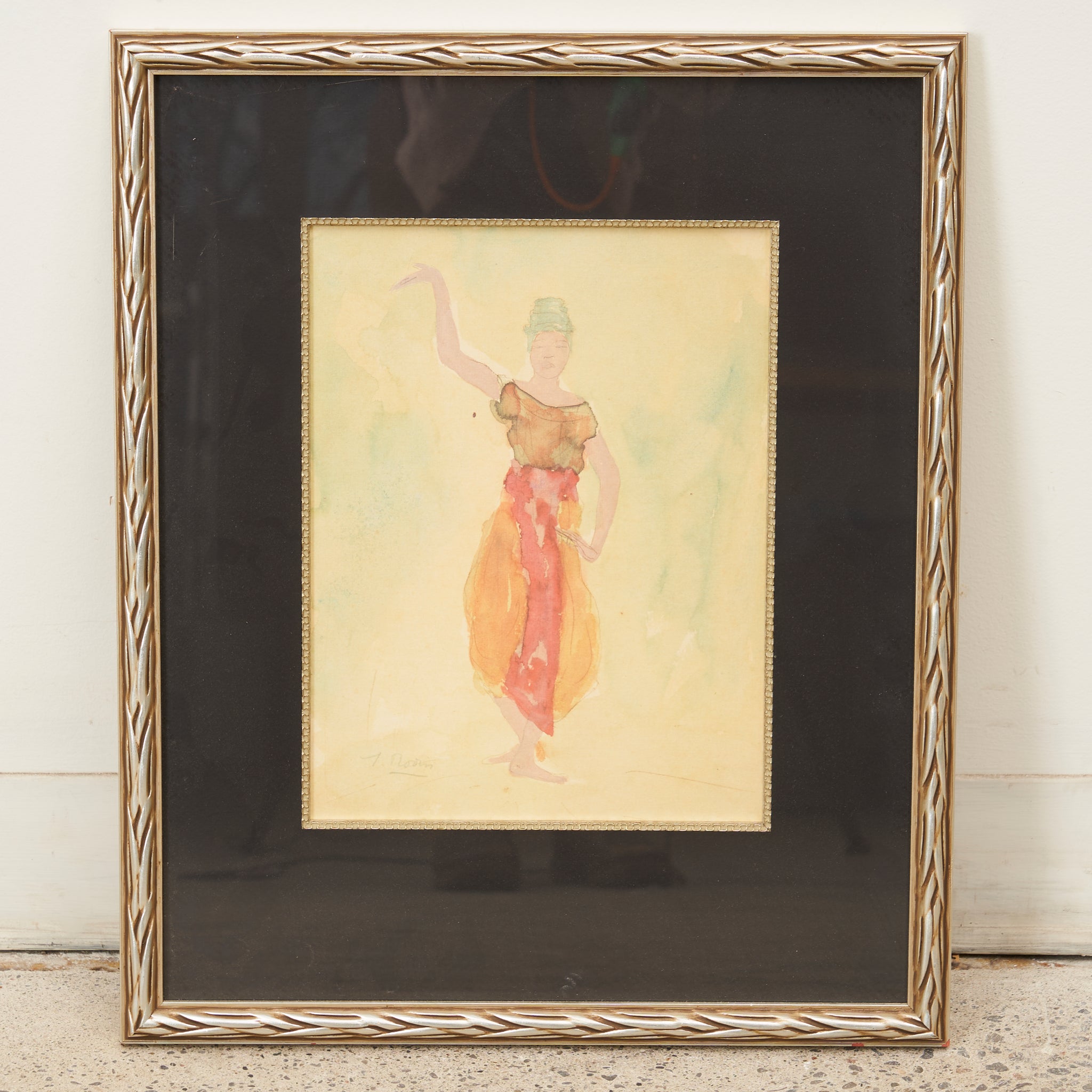 'Cambodian Dancer' Print by Auguste Rodin